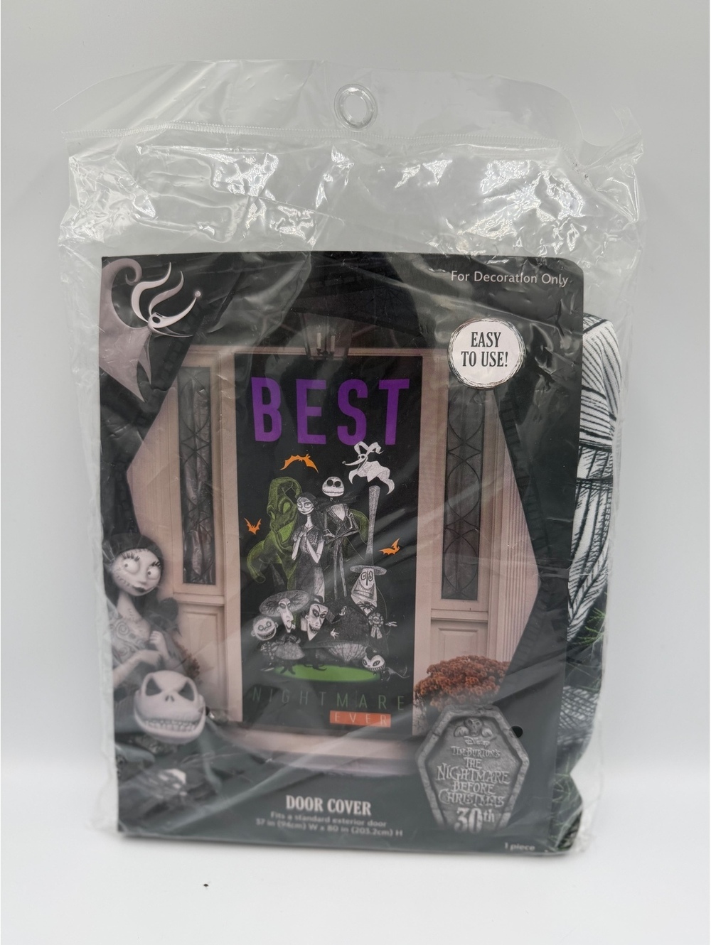 Disney Tim Burton's The Nightmare Before Christmas Door Cover